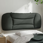 Vidaxl Hanging Upholstered Pillow Back Headboard Cushion - Dark Gray, Breathable Fabric, Supportive Pp Fiber, Wall Mountable
