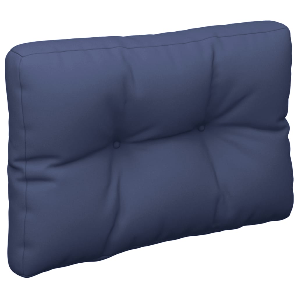 vidaXL Pallet Cushion Navy Blue 23.6x15.7x4.7 Fabric