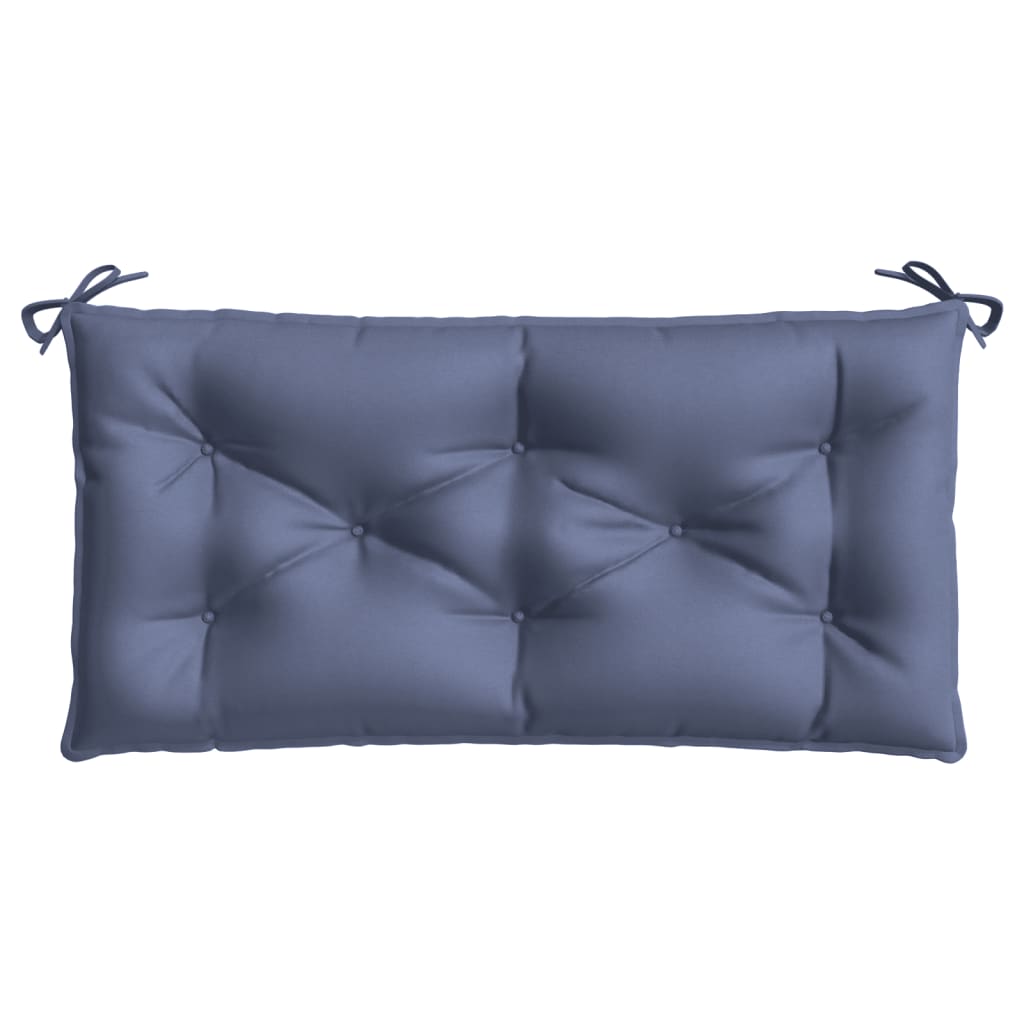 vidaXL Garden Bench Cushion Navy Blue 43.3x19.7x2.8 Oxford Fabric