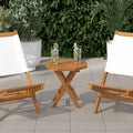 vidaXL Table Top 15.7x15.7x1 Octagonal Solid Wood Teak