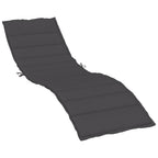 vidaXL Sun Lounger Cushion Melange Anthracite 78.7x19.7x1.6 Fabric