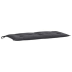 vidaXL Garden Bench Cushion Melange Anthracite 39.4x19.7x2.8 Fabric