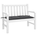 vidaXL Garden Bench Cushion Melange Anthracite 39.4x19.7x2.8 Fabric