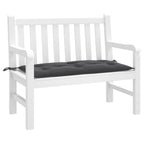 vidaXL Garden Bench Cushion Melange Anthracite 39.4x19.7x2.8 Fabric