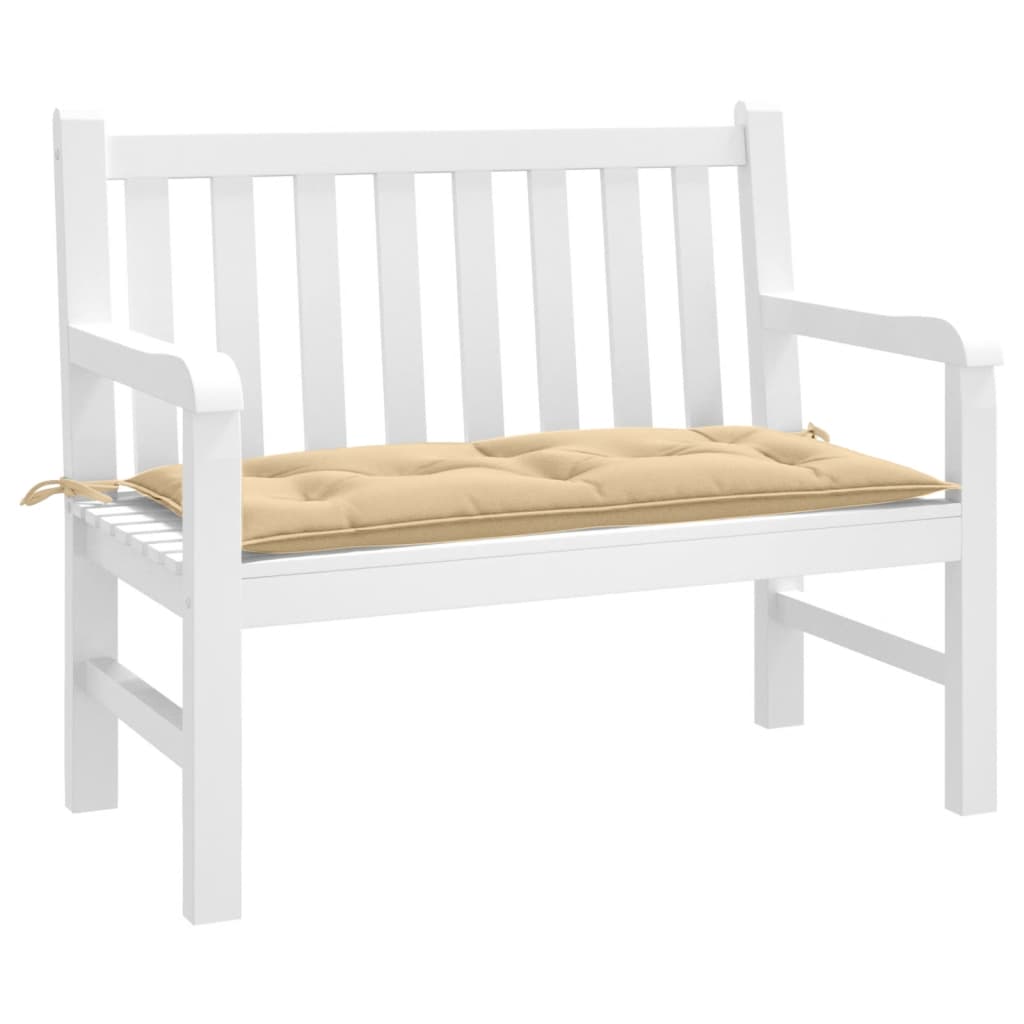 Vidaxl Garden Bench Cushion Melange Beige 39.4X19.7X2.8 Fabric