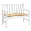 Vidaxl Garden Bench Cushion Melange Beige 39.4X19.7X2.8 Fabric