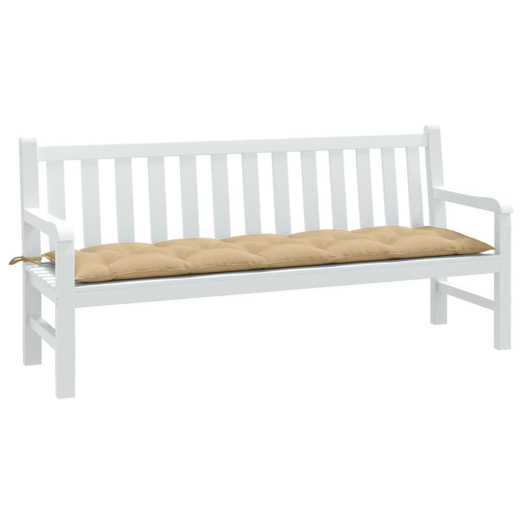 vidaXL Garden Bench Cushion Melange Beige 70.9x19.7x2.8 Fabric