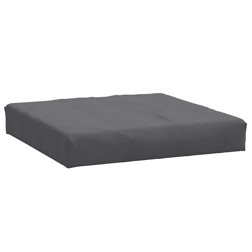 vidaXL Pallet Cushion Melange Anthracite 23.6x23.6x3.9 Fabric