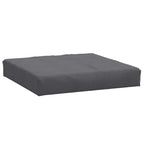 vidaXL Pallet Cushion Melange Anthracite 23.6x23.6x3.9 Fabric