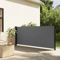 vidaXL Retractable Side Awning Anthracite 47.2x236.2