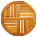 vidaXL Table Top 19.7x0.8 Round Solid Wood Acacia