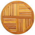vidaXL Table Top 27.6x0.8 Round Solid Wood Acacia