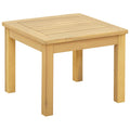 vidaXL Coffee Table Light Acacia 17.72 x 17.72 x 14.17 in