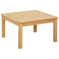 vidaXL Coffee Table Light Acacia 23.62 x 23.62 x 14.17 in