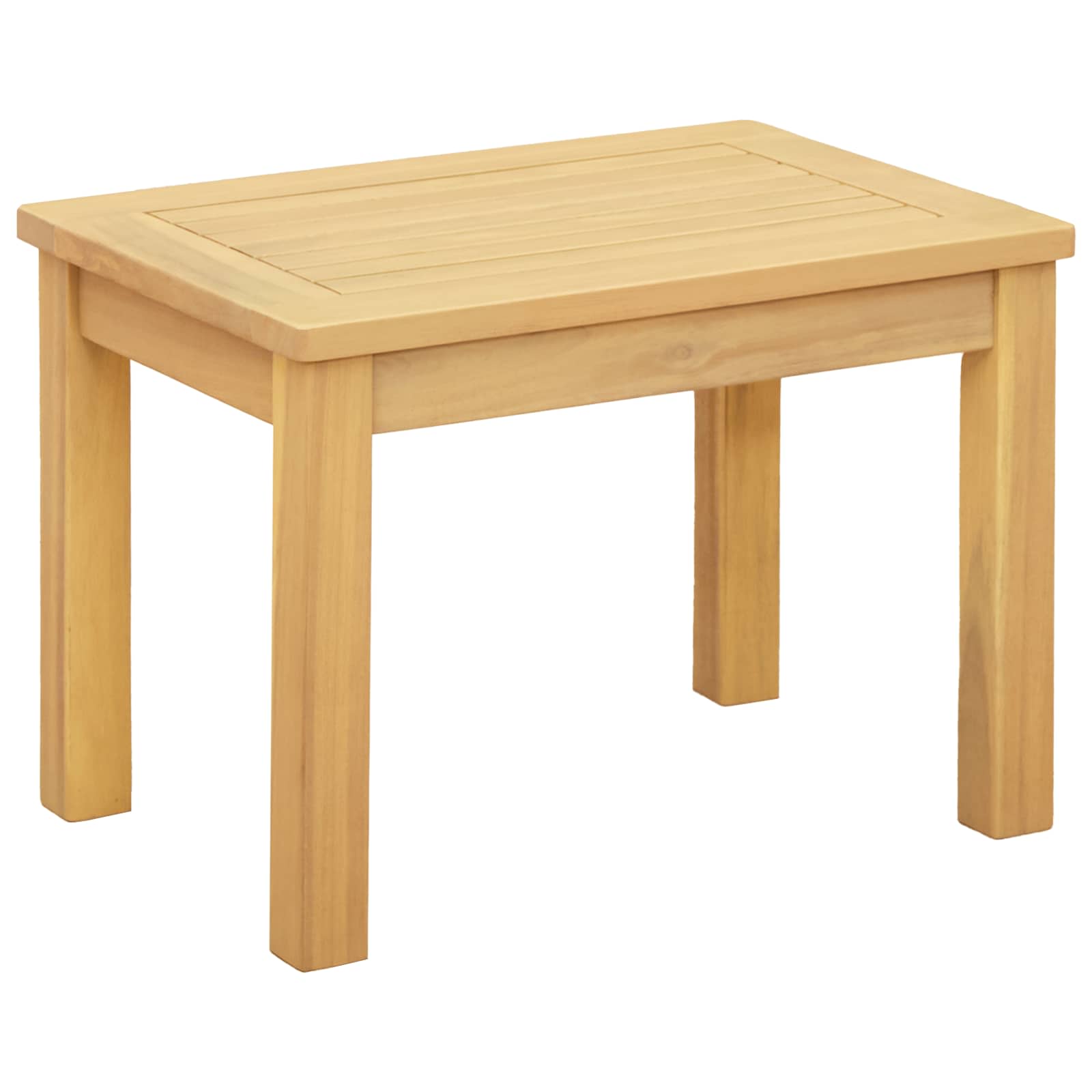 vidaXL Coffee Table Light Acacia 19.69 x 13.78 x 14.17 in