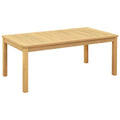 vidaXL Coffee Table Light Acacia 43.31 x 23.62 x 17.72 in