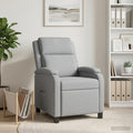 vidaXL Recliner Light Grey Fabric