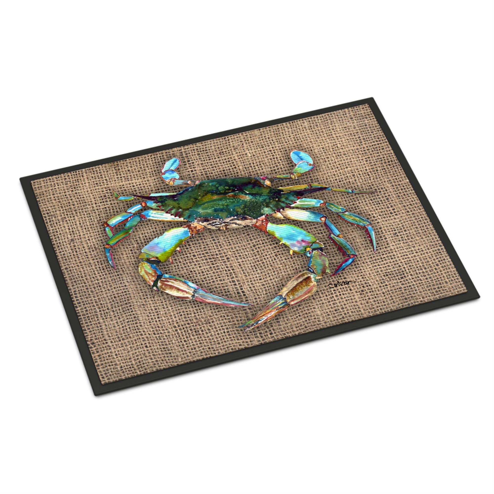'Caroline'S Treasures 8731Jmat Crab Indoor Or Outdoor Doormat, 24'' X 36'', Multicolor'