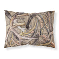 'Caroline'S Treasures 8732Pillowcase Deer Horns Moisture Wicking Fabric Standard Pillowcase, Large, Multicolor'