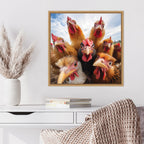Funny Chicken Selfie by The Creative Bunch Studio