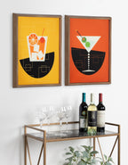 Blake Old Fashioned Framed Printed Art by Amber Leaders Designs