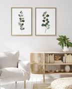 Sylvie Eucalyptus Framed Canvas Set by Maja Mitrovic