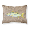 'Caroline'S Treasures 8772Pillowcase Fish-Snook Moisture Wicking Fabric Standard Pillowcase, Large, Multicolor'