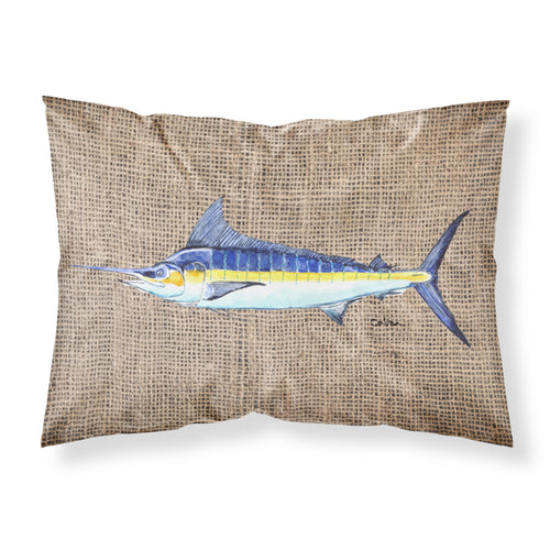 'Caroline'S Treasures 8773Pillowcase Fish-Marlin Moisture Wicking Fabric Standard Pillowcase, Large, Multicolor'