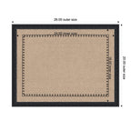 Pinboard Black Scallop Print