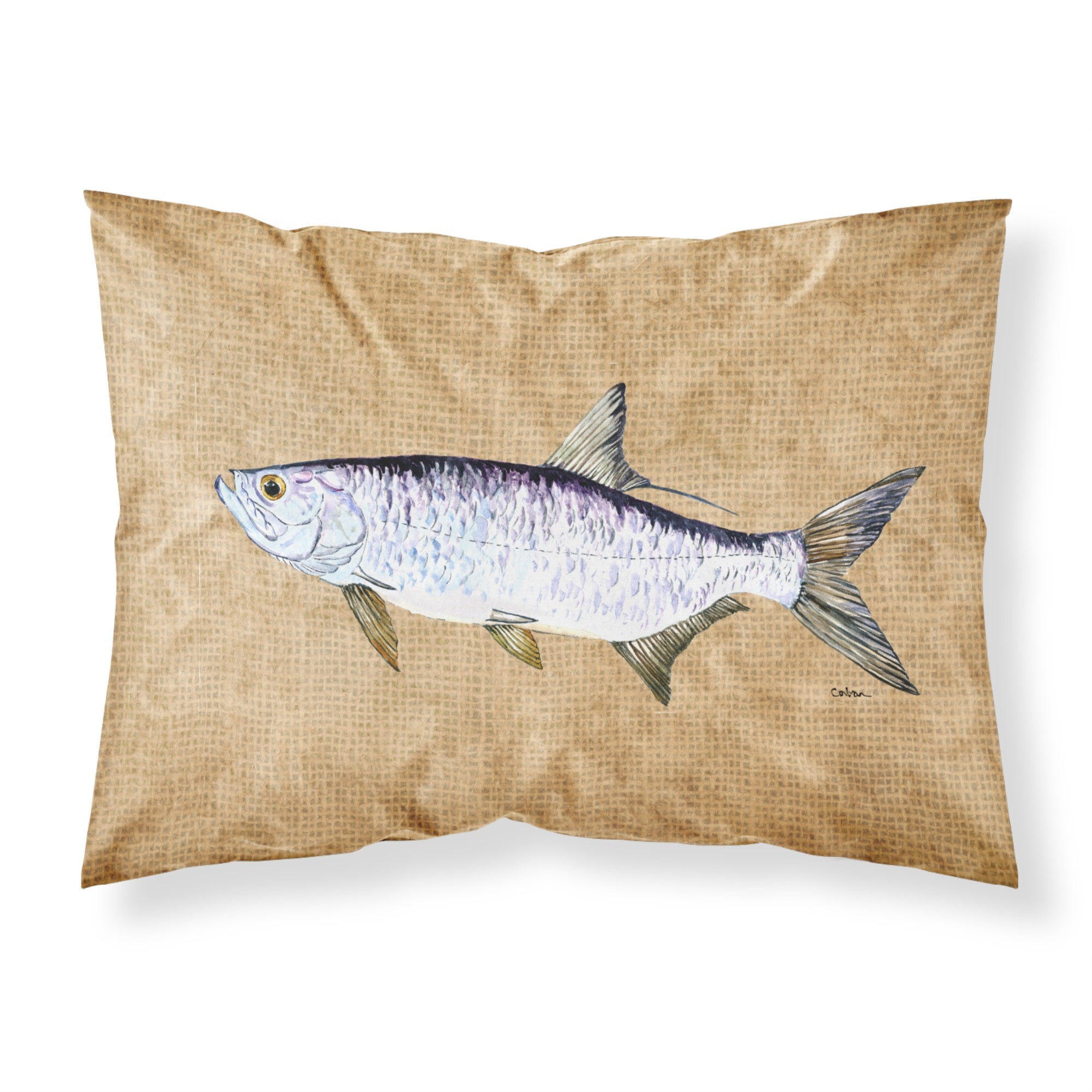 'Caroline'S Treasures 8804Pillowcase Tarpon Moisture Wicking Fabric Standard Pillowcase, Large, Multicolor'
