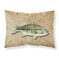 'Caroline'S Treasures 8806Pillowcase Small Mouth Bass Moisture Wicking Fabric Standard Pillowcase, Large, Multicolor'