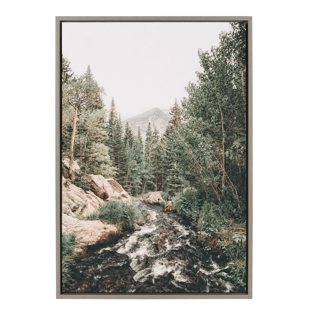 Sylvie Meet Me Here Framed Canvas by Alicia Abla
