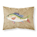 'Caroline'S Treasures 8816Pillowcase Rainbow Trout Moisture Wicking Fabric Standard Pillowcase, Large, Multicolor'