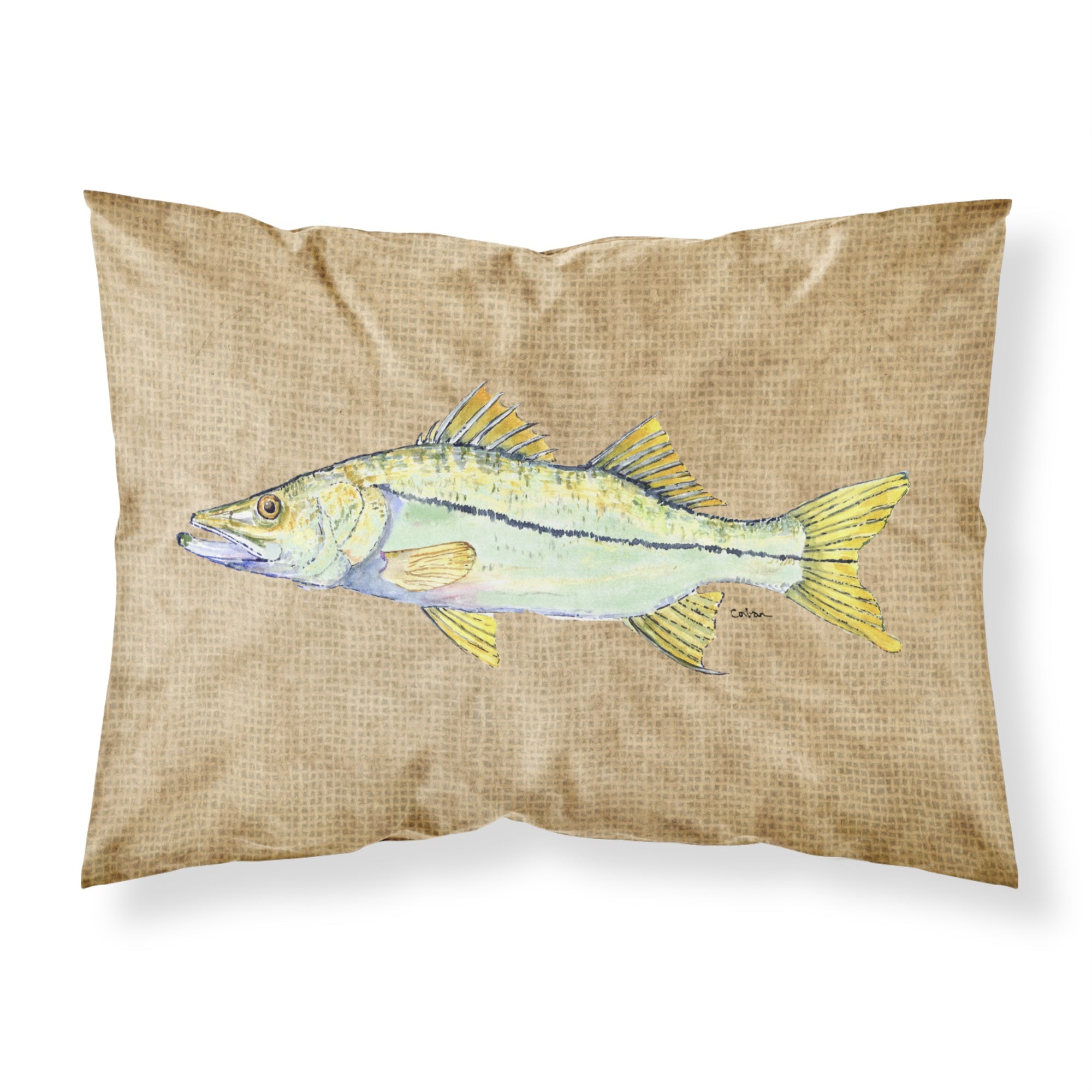 'Caroline'S Treasures 8819Pillowcase Snook Moisture Wicking Fabric Standard Pillowcase, Large, Multicolor'