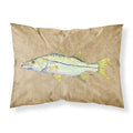 'Caroline'S Treasures 8819Pillowcase Snook Moisture Wicking Fabric Standard Pillowcase, Large, Multicolor'