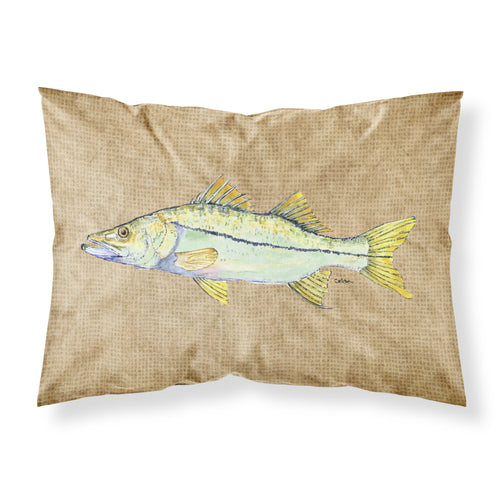 'Caroline'S Treasures 8819Pillowcase Snook Moisture Wicking Fabric Standard Pillowcase, Large, Multicolor'