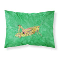 'Caroline'S Treasures 8849Pillowcase Grasshopper On Green Moisture Wicking Fabric Standard Pillowcase, Large, Multicolor'