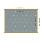 Pinboard Blue Botanical Block Print