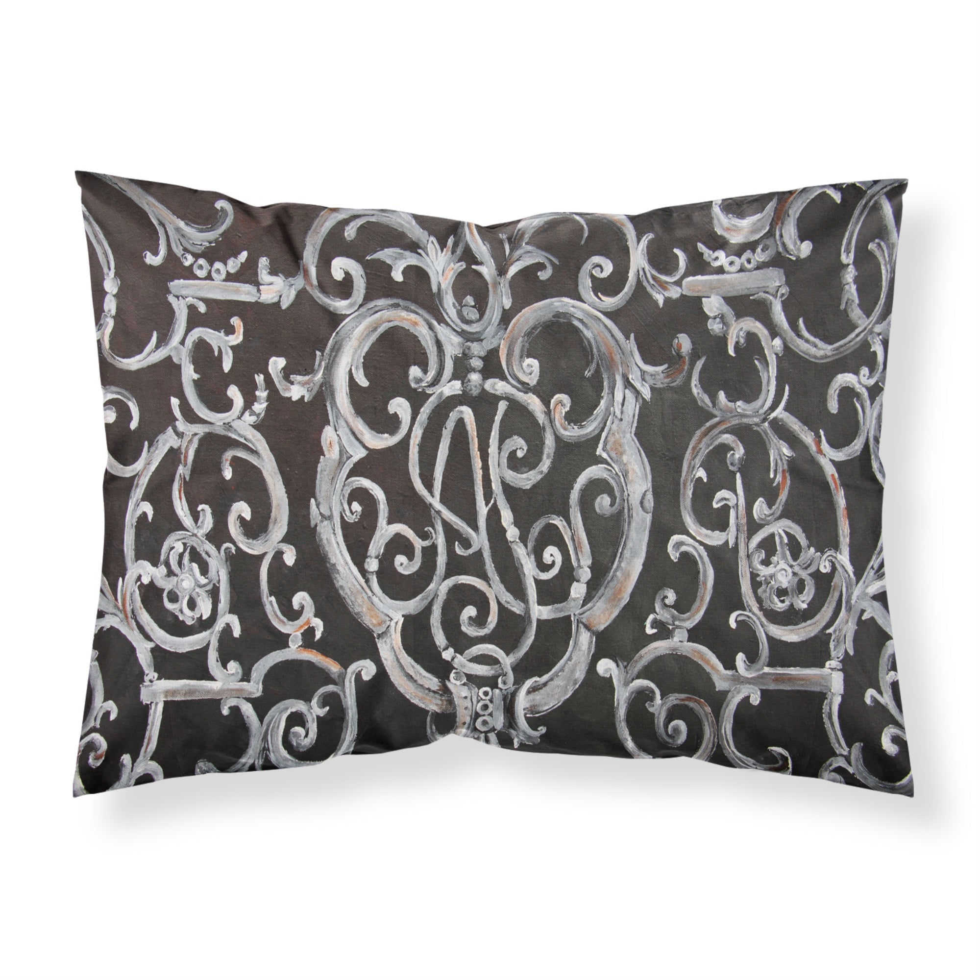 'Caroline'S Treasures 8927Pillowcase Ironwork Fence Fabric Standard Pillowcase, Large, Multicolor'