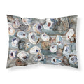 'Caroline'S Treasures 8957Pillowcase Bunch Of Oysters Fabric Standard Pillowcase, Large, Multicolor'
