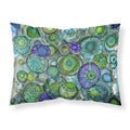 'Caroline'S Treasures Abstract In Blues And Greens Fabric Standard Pillowcase 8962Pillowcase, Multicolor'