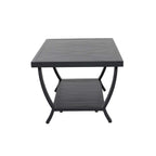 Jarvis 2-Piece Aluminum Sofa Set with Coffee Table