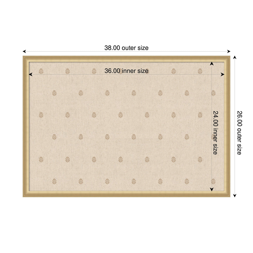 Pinboard Beige Botanical Block Print