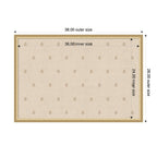 Pinboard Beige Botanical Block Print