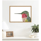 Hummingbird by Madeline Jeppesen Framed Canvas Wall Art Print
