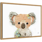 Koala by Madeline Jeppesen Framed Canvas Wall Art Print