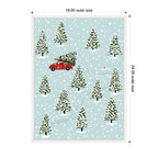 Sylvie Framed Canvas Christmas Tree Hunt by Bex Morley Design