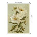 Floral No 9 by Annie Quigley Framed Canvas Wall Art Print