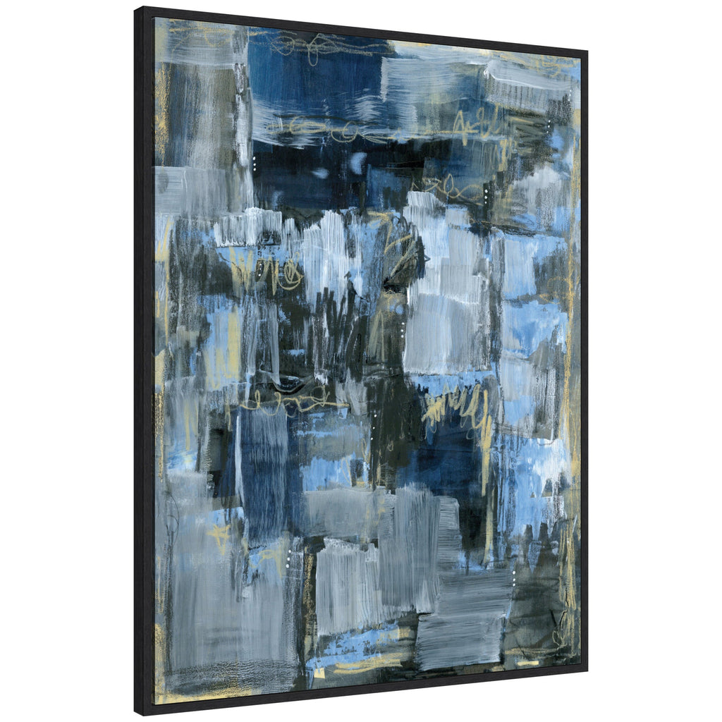 Sylvie Thunder Only Happens When its Raining Framed Canvas by Leah Nadeau
