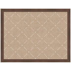 Pinboard Beige Lattice Pattern